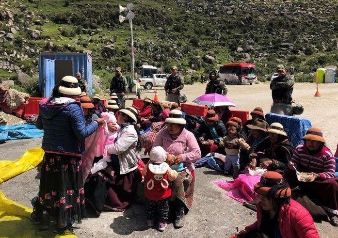 Горнодобывающая компания Antamina в Перу заявила о приостановке работ из-за протестов